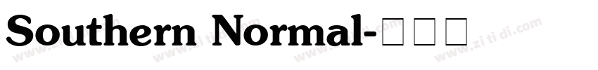 Southern Normal字体转换